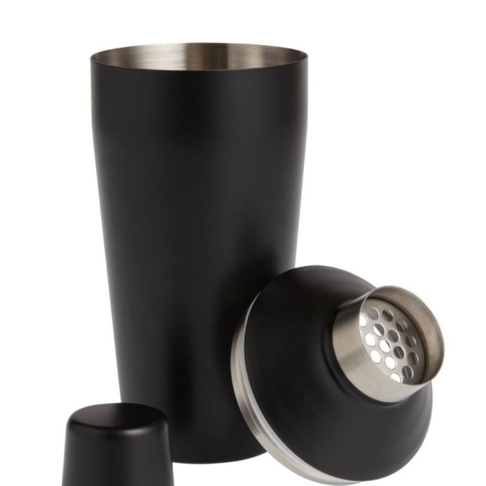 Blksmith Matte Black Stainless Steel Cocktail Shaker